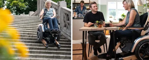 Meet the Wheelchair that Climbs Stairs!!